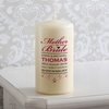 Personalised Mother Of The Bride Candle