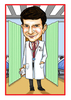 Personalised Occupation Caricatures Doctor