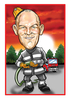 Personalised Occupation Caricatures Fireman/Firewomen