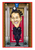 Personalised Occupation Caricatures Policeman/Policewoman
