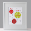 Personalised Our First Christmas Framed Print