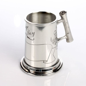 Personalised Page Boy Pewter Mug