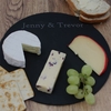 Personalised Round Slate Cheese Board