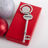 Personalised Shiny Santa Key