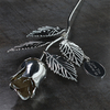 Personalised Silver Plated Rose