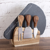 Personalised Slate Cheese Board & 3 Knives