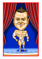Personalised Sports Caricature - Body Builder