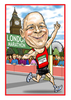 Personalised Sports Caricature - Marathon Runner