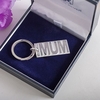 Personalised Sterling Silver Mum Keyring