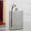 Personalised Welsh Dragon 3oz Hip Flask