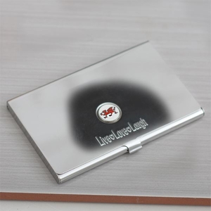 Personalised Welsh Dragon Business Card Holder