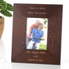 Personalised Wooden Frame - Walnut