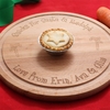 Personalised Wooden Santa Plate
