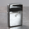 Personalised Zippo Black Ice Zipped Effect Lighter