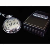 Pocket Watch With Personalised Gift Box Best Man