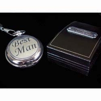 Pocket Watch With Personalised Gift Box Usher
