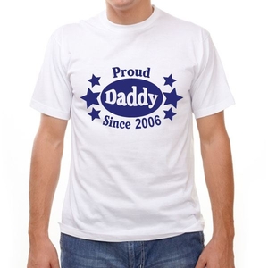 Proud Daddy Since... Personalised T-Shirt X Large 44