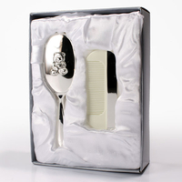 Silverplated Brush/Comb Set