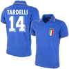 Copa Italy Home Tardelli 14 Retro Shirt World Cup 1982 (Retro Flock Printing) - L