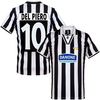 Copa Juventus Home Del Piero 10 Retro Shirt 1994-1995 (Retro Flex Printing) - S