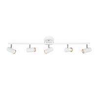 Barcelona 5 Light Spotlight Bar - White