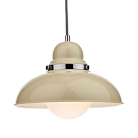 Dar Dynamo Ceiling Pendant Light - Gloss Cream