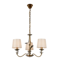 Edit Decor 3 Arm Ceiling Pendant Light - Brass
