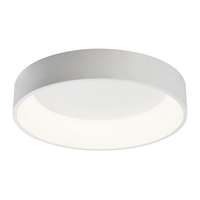 Edit Large Corby LED Flush Ceiling Light - White