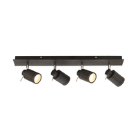 Forum Scorpius 4 Light Spotlight Bar - Matt Black