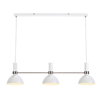 Larry 3 Light Bar Ceiling Pendant - White