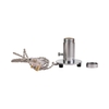 Nailas Table Lamp 1 Light - Chrome With Silver Braided Twisted Cable