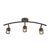 Nordlux Alfred 3 Light Spotlight Bar - Black
