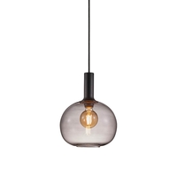 Nordlux Alton 25 Glass Ceiling Pendant Light - Black