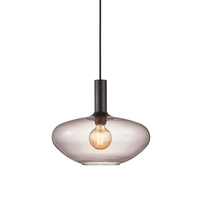 Nordlux Alton 35 Glass Ceiling Pendant Light - Black