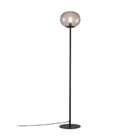 Nordlux Alton Glass Floor Lamp - Black