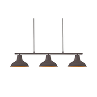 Nordlux Andy 3 Light Bar Ceiling Pendant - Rust Brown