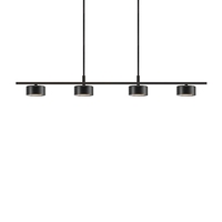 Nordlux Clyde 4 Light LED Bar Ceiling Pendant - Black