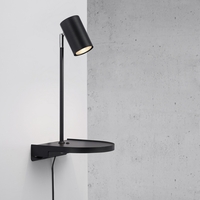 Nordlux Cody Wall Lamp with Plug - Black