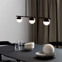 Nordlux Contina 3 Light Bar Ceiling Pendant - Black