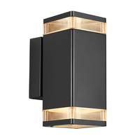 Nordlux Elm Outdoor Up & Down Wall Light - Black