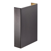 Nordlux Fold 15 LED Outdoor Up & Down Wall Light - Black