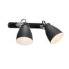 Nordlux Largo 2 Light Spotlight Plate - Black