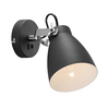 Nordlux Largo Wall Spotlight with Plug - Black