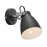 Nordlux Largo Wall Spotlight with Plug - Black