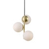 Nordlux Lilly Multi Arm Ceiling Pendant Light - Brass