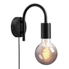 Nordlux Paco Wall Light with Plug - Black