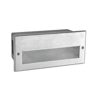 Norlys Namos Rectangle LED Outdoor Wall Light - Galvanised Steel
