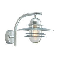 Norlys Oslo Outdoor Wall Light - Galvanised Steel