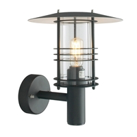 Norlys Stockholm Grande Outdoor Wall Light - Black