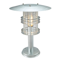 Norlys Stockholm Grande Pedestal Light - Galvanised Steel